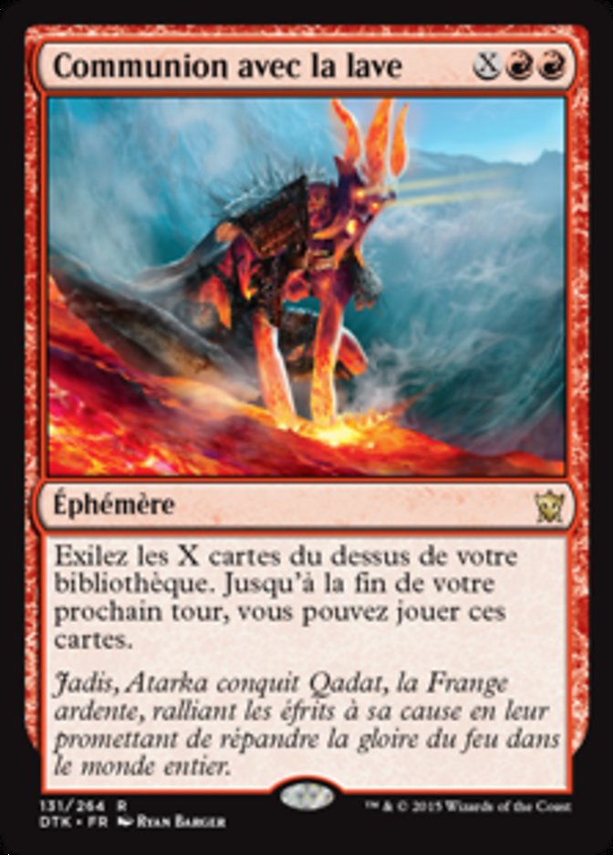 Commune with Lava (Dragons of Tarkir #131)