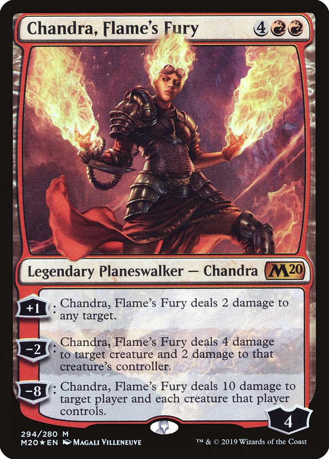 Chandra, Flame's Fury (Core Set 2020 #294)