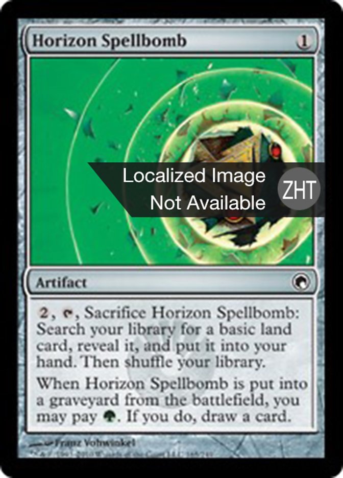 Horizon Spellbomb (Scars of Mirrodin #165)