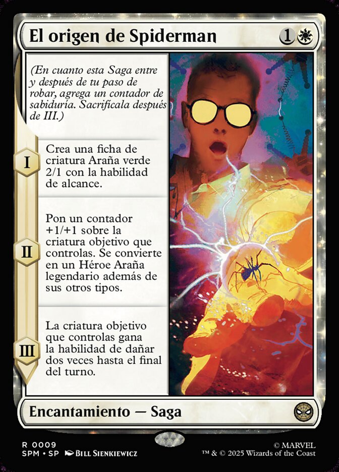 El origen de Spiderman