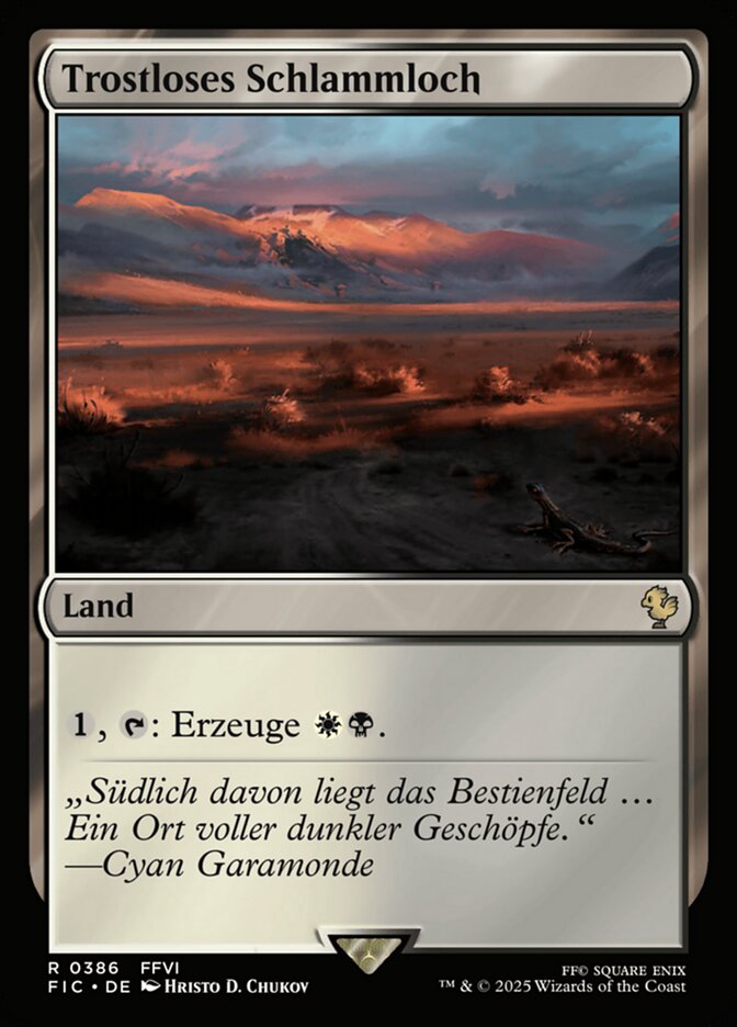 Trostloses Schlammloch