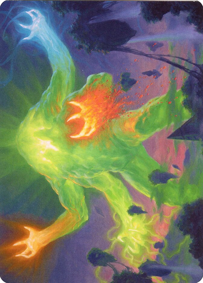 Omnath, Locus of Creation // Omnath, Locus of Creation (Zendikar Rising Art Series #78)