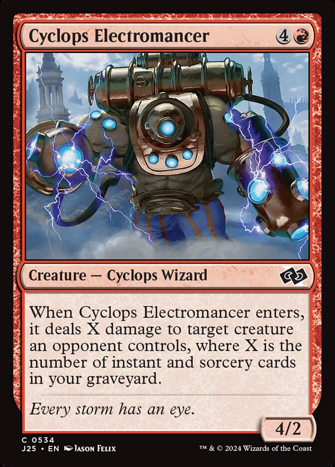 Cyclops Electromancer (Foundations Jumpstart #534)