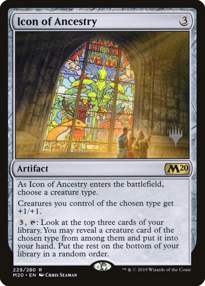 Icon of Ancestry (Core Set 2020 Promos #229p)