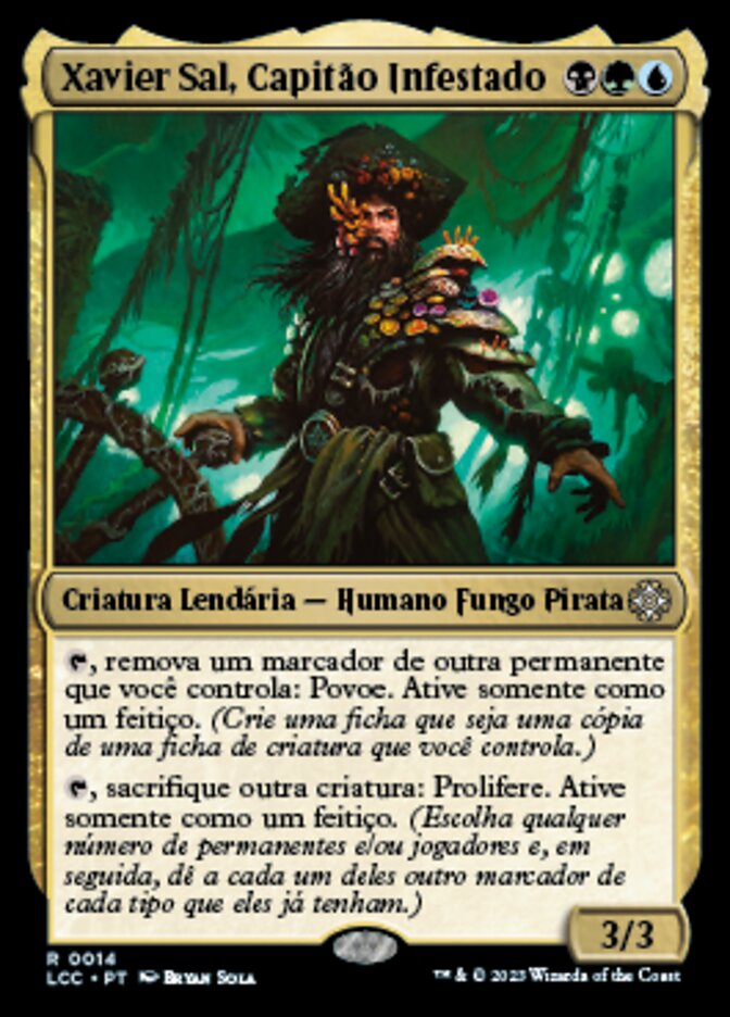 Xavier Sal, Infested Captain · The Lost Caverns of Ixalan Commander ...