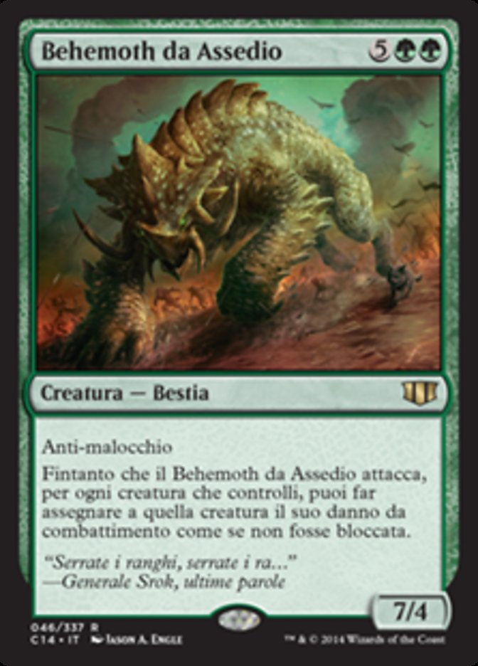 Siege Behemoth (Commander 2014 #46)