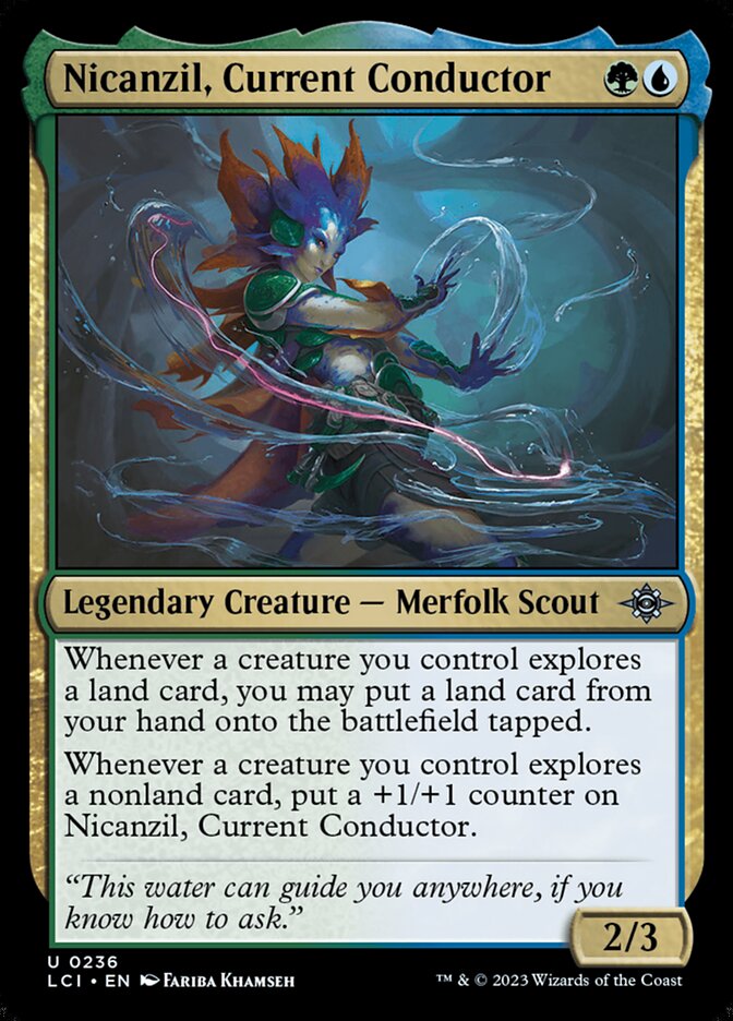 Nicanzil, Current Conductor (The Lost Caverns of Ixalan #236)