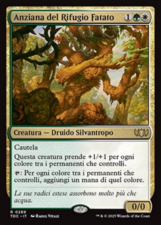 Anziana del Rifugio Fatato