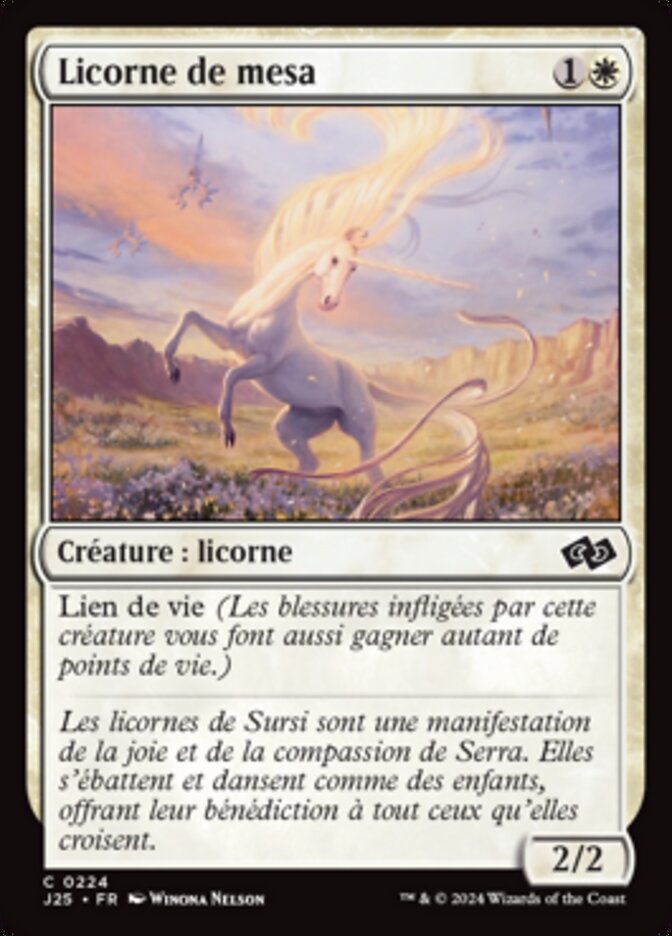 Licorne de mesa