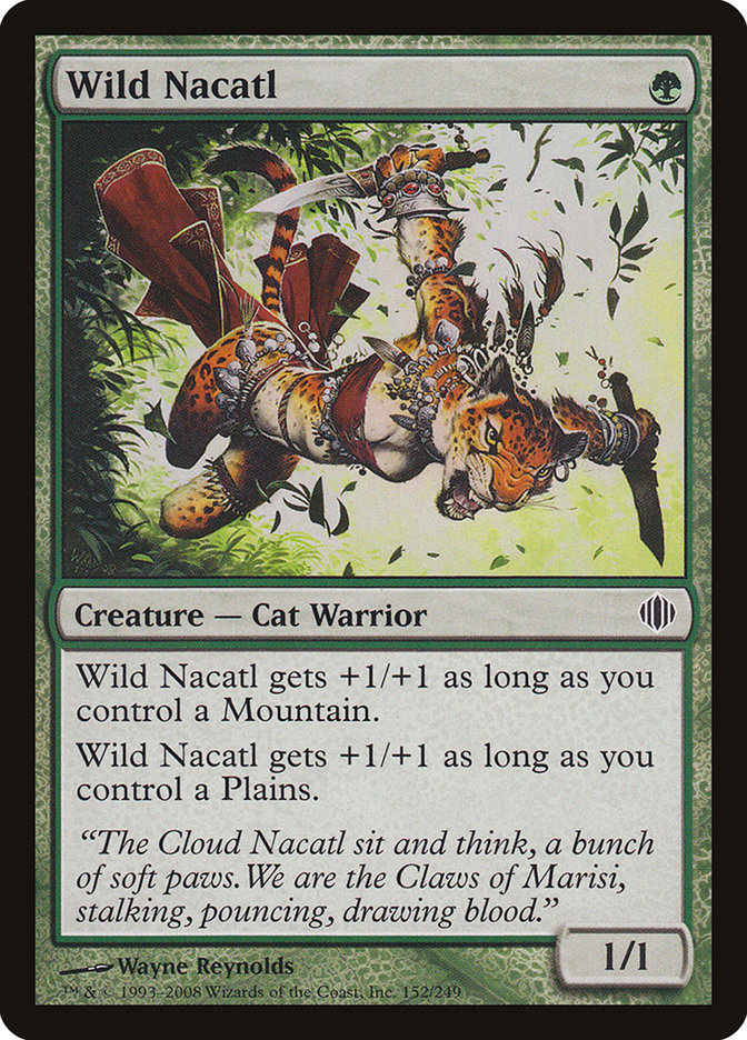Wild Nacatl (Shards of Alara #152)