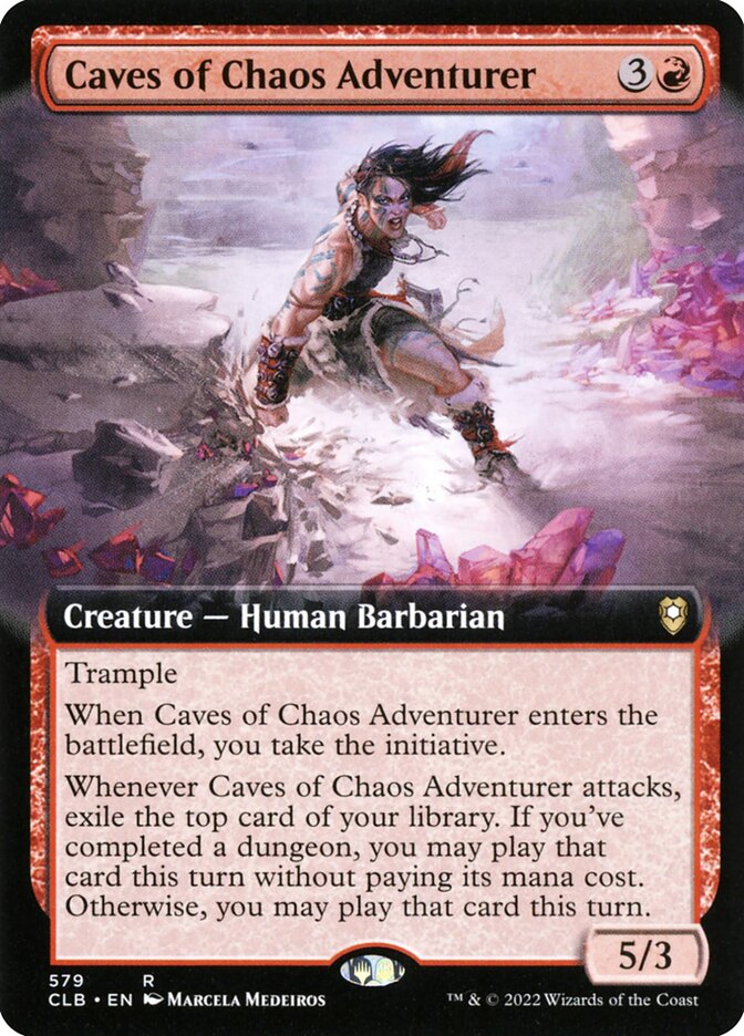 Caves of Chaos Adventurer (Commander Legends: Battle for Baldur's Gate #579)