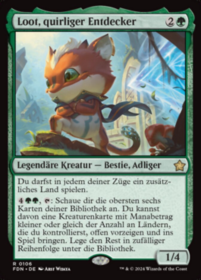 Loot, quirliger Entdecker