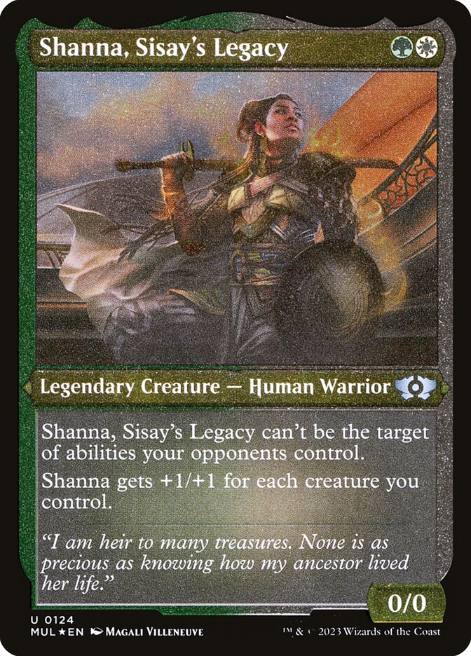 Shanna, Sisay’s Legacy – Etched Foil