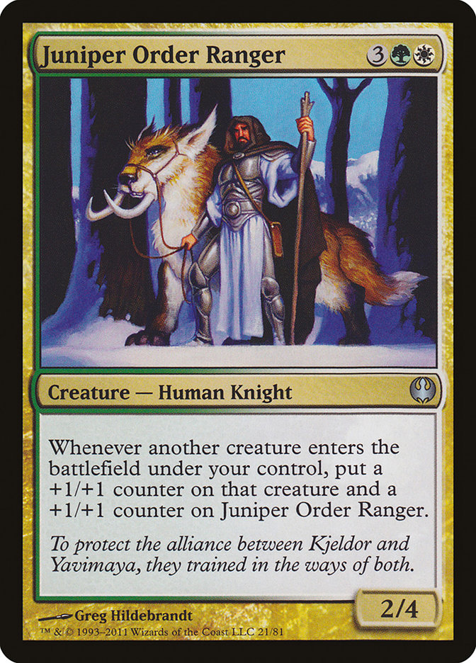 Juniper Order Ranger (Duel Decks: Knights vs. Dragons #21)