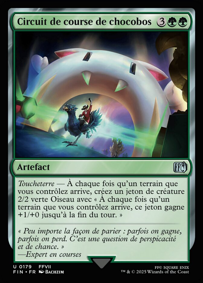 Circuit de course de chocobos