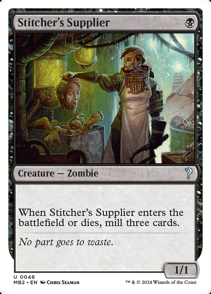 Stitcher's Supplier (Mystery Booster 2 #48)