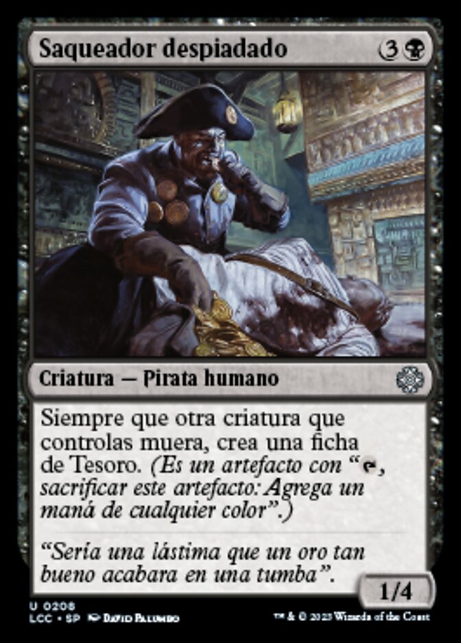 Pitiless Plunderer (The Lost Caverns of Ixalan Commander #208)