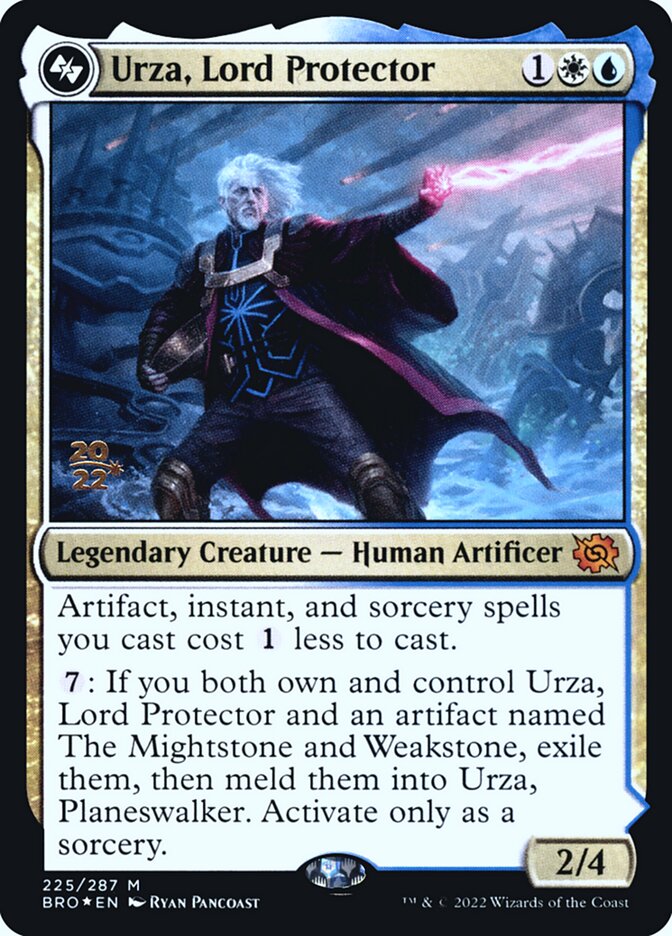 Urza, Lord Protector (The Brothers' War Promos #225s)