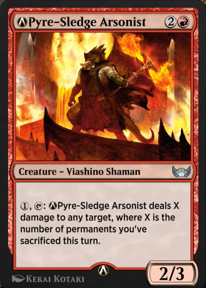 A-Pyre-Sledge Arsonist