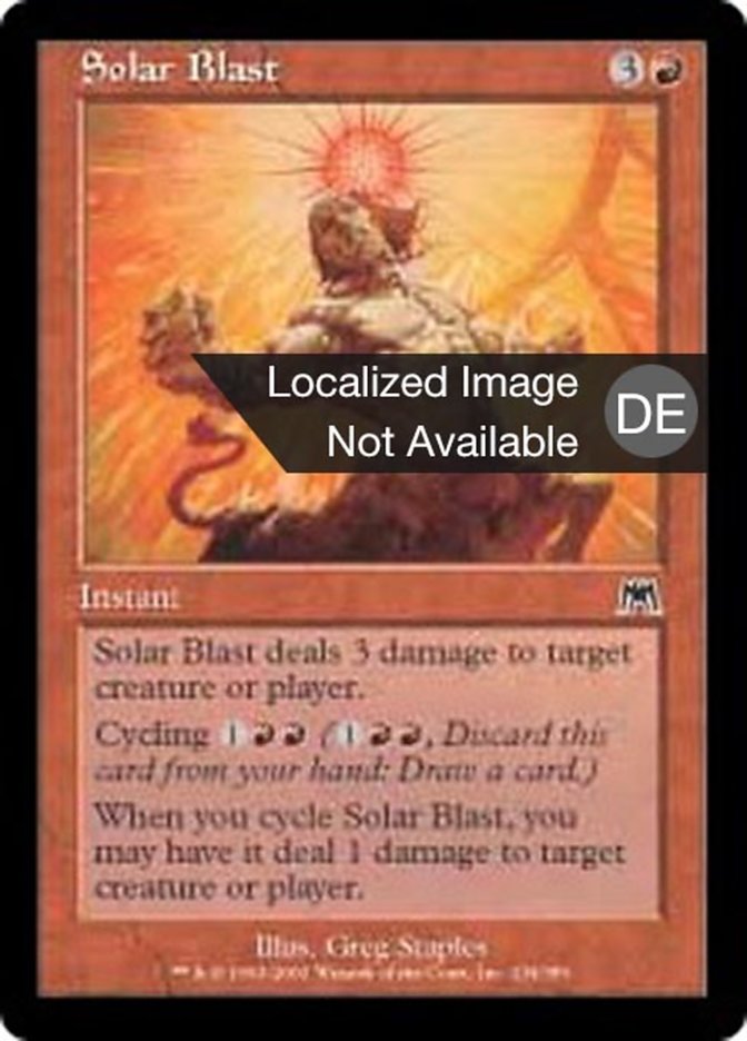 Solar Blast (Onslaught #234)