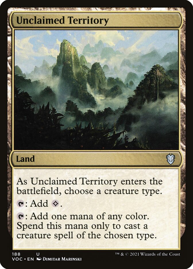 Unclaimed Territory (Crimson Vow Commander #188)