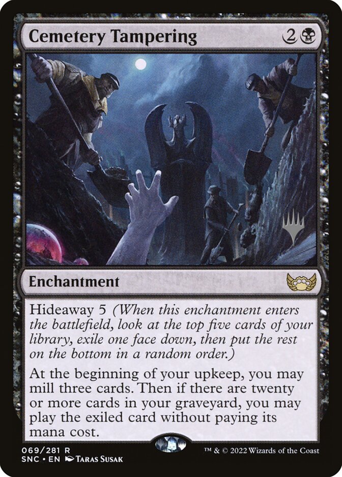 Cemetery Tampering (Streets of New Capenna Promos #69p)