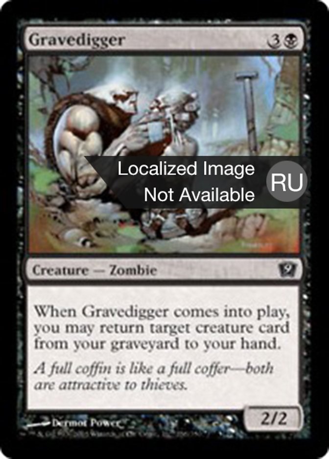 Gravedigger (Ninth Edition #136)