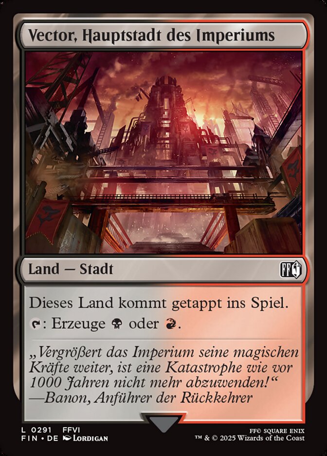 Vector, Hauptstadt des Imperiums