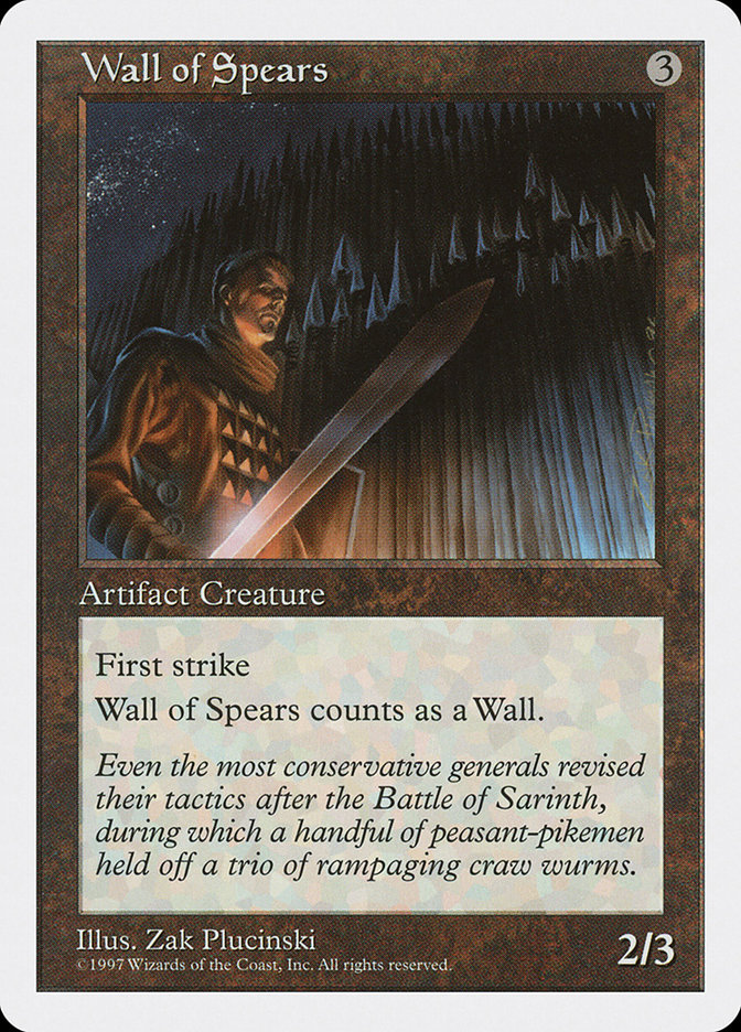 Wall of Spears (Fifth Edition #407)