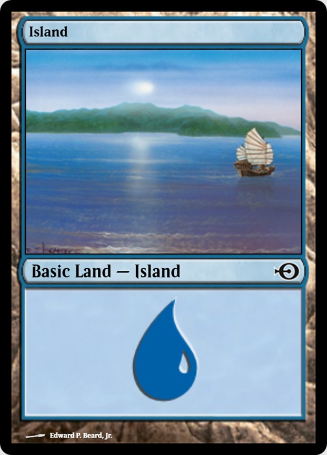 Island - Magic Online Promos - MTG Print