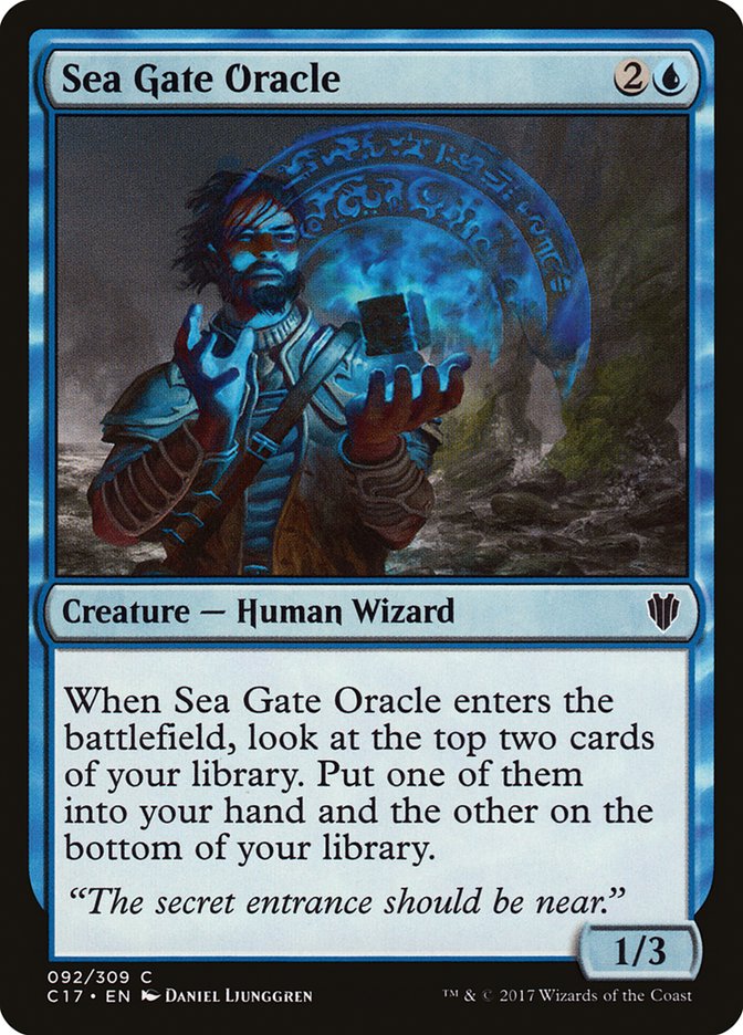 Sea Gate Oracle (Commander 2017 #92)