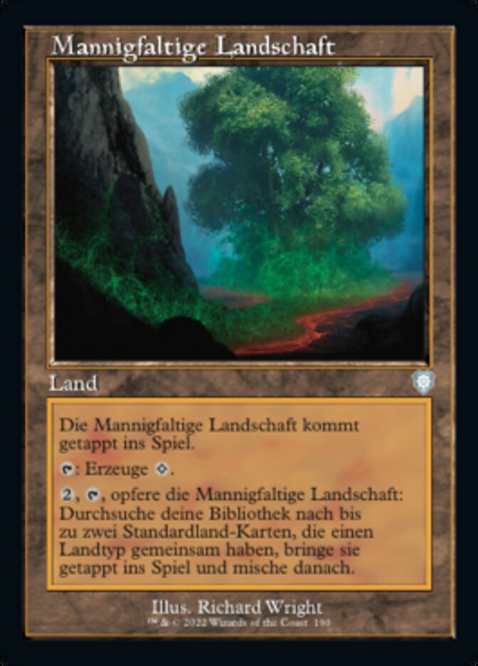 Mannigfaltige Landschaft