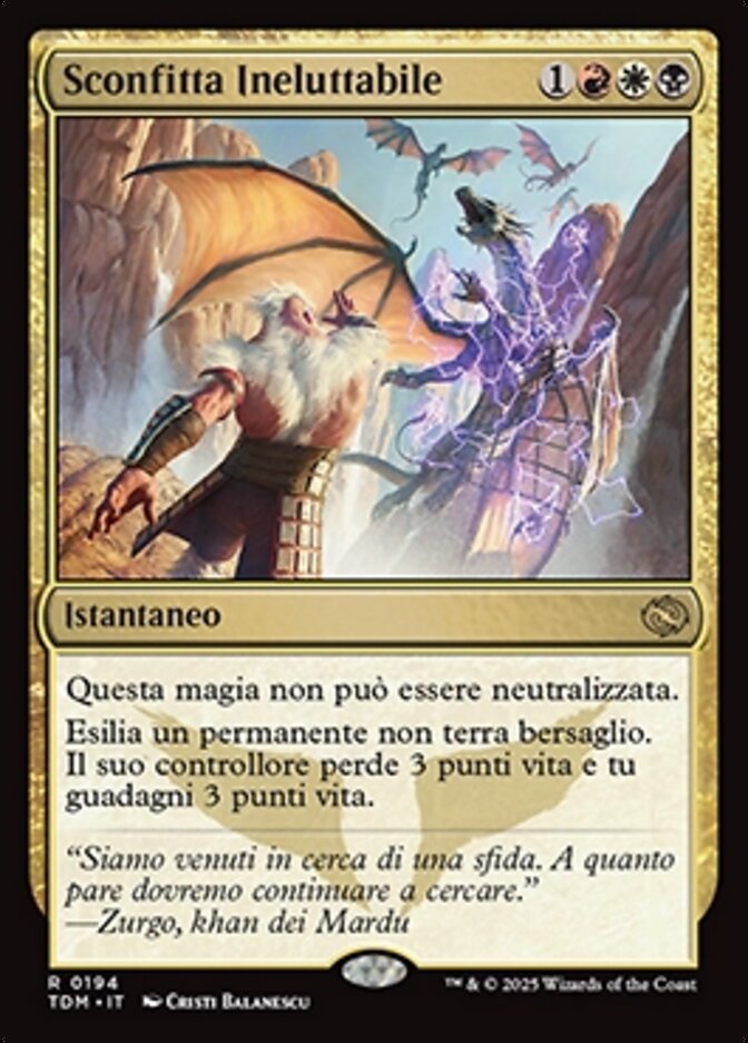 Sconfitta Ineluttabile