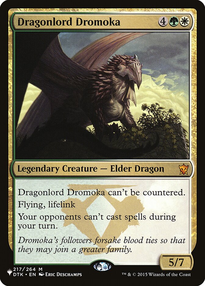 Dragonlord Dromoka (The List #DTK-217)