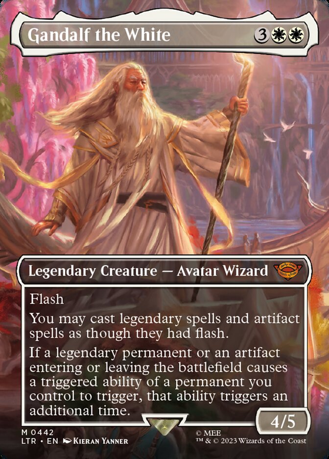 Gandalf the White · The Lord of the Rings: Tales of Middle-earth (LTR) #442  · Scryfall Magic The Gathering Search