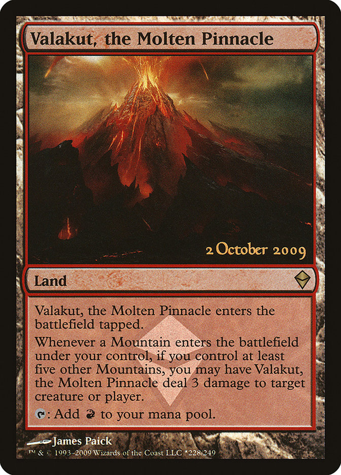 Valakut, the Molten Pinnacle (Zendikar Promos #228★)