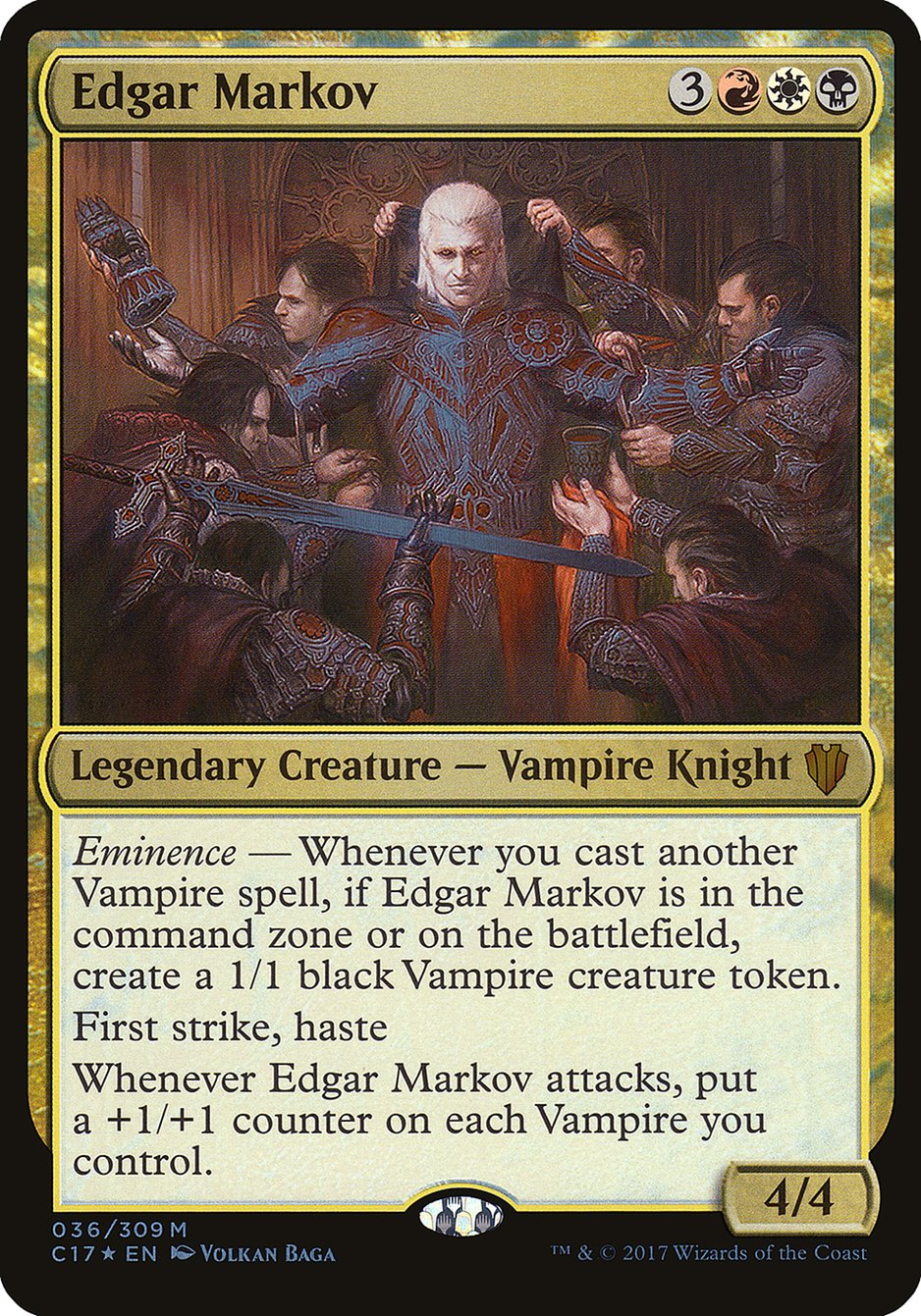 Edgar Markov (Commander 2017 Oversized #36)