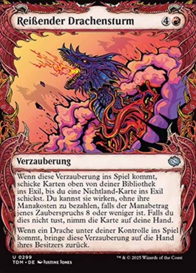 Reißender Drachensturm