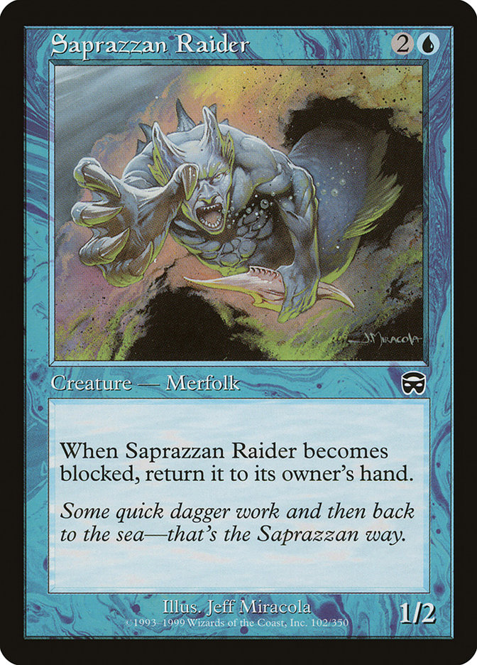 Saprazzan Raider (Mercadian Masques #102)