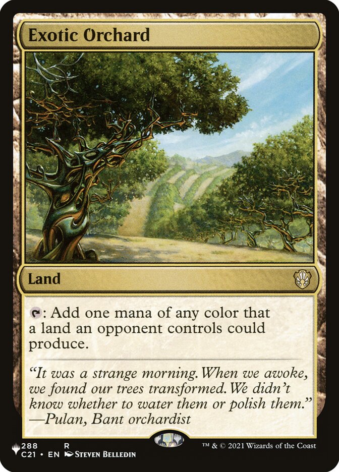 Exotic Orchard (The List #C21-288)