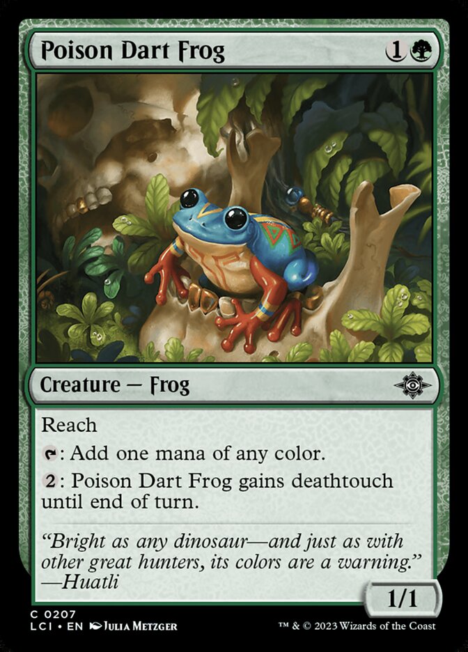 Poison Dart Frog (The Lost Caverns of Ixalan #207)