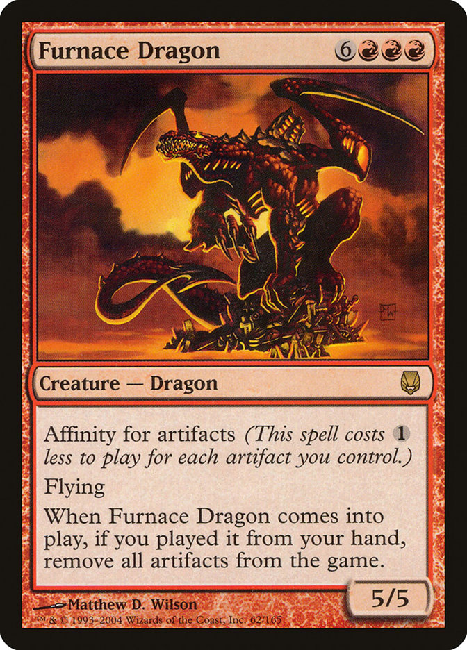 Furnace Dragon (Darksteel #62)