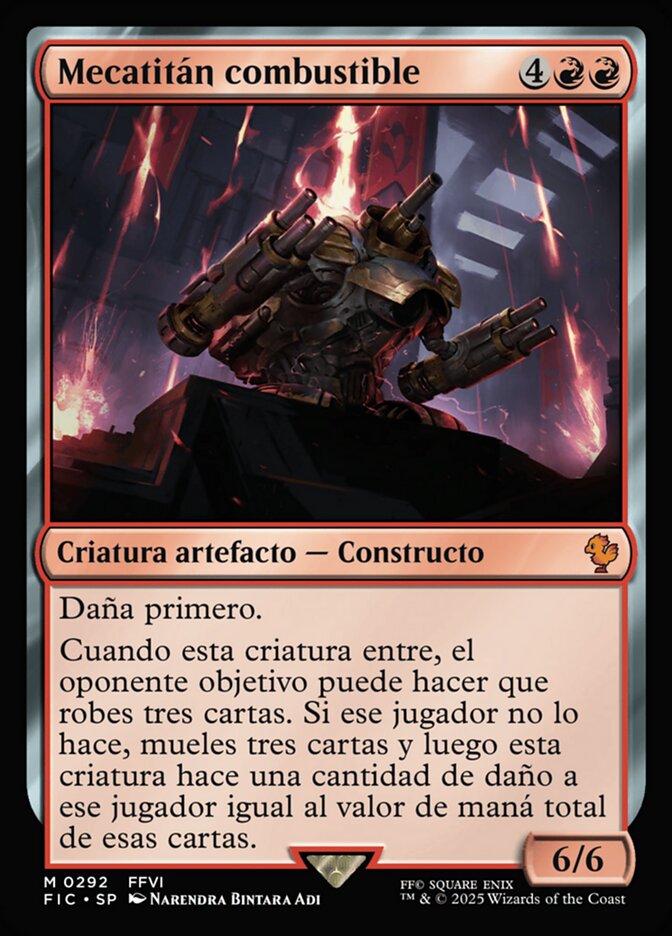 Mecatitán combustible