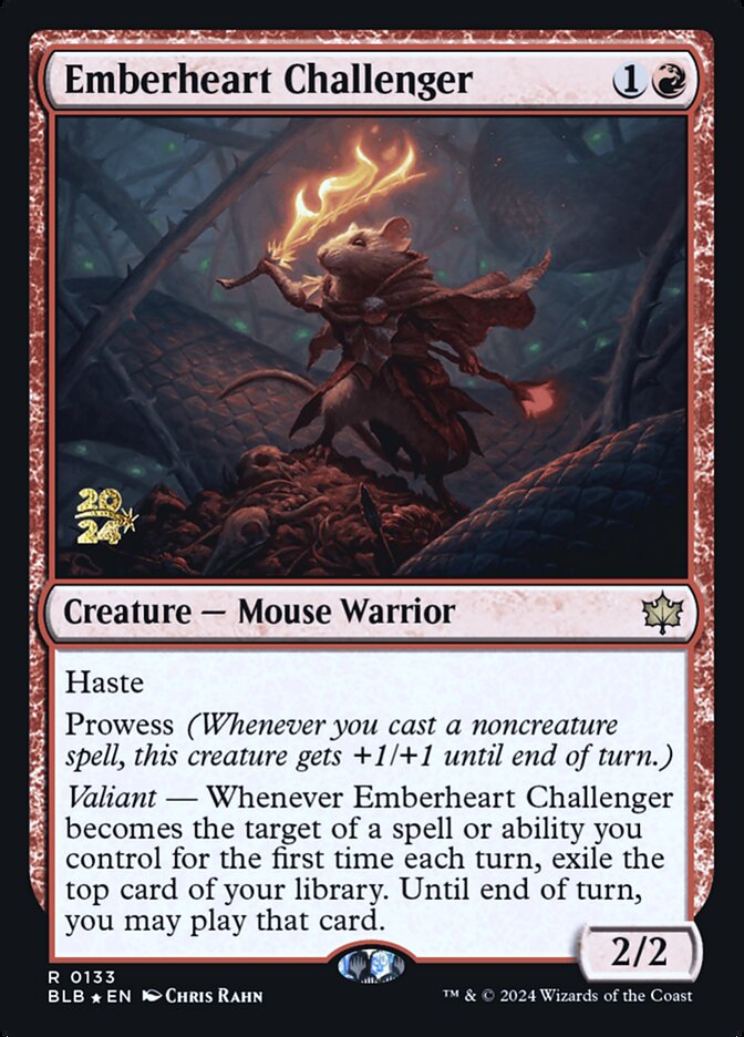 Emberheart Challenger (Bloomburrow Promos #133s)