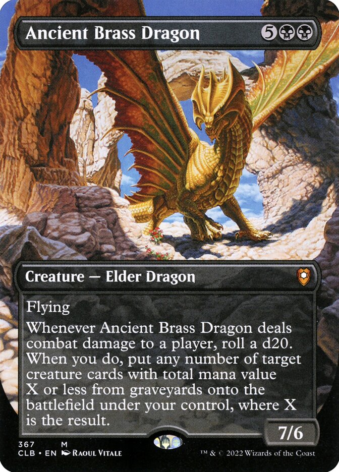Ancient Brass Dragon · Commander Legends: Battle for Baldur's Gate (CLB)  #367 · Scryfall Magic The Gathering Search