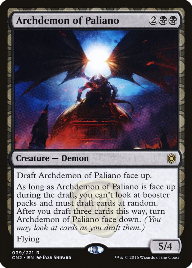 Archdemon of Paliano (Conspiracy: Take the Crown #39)