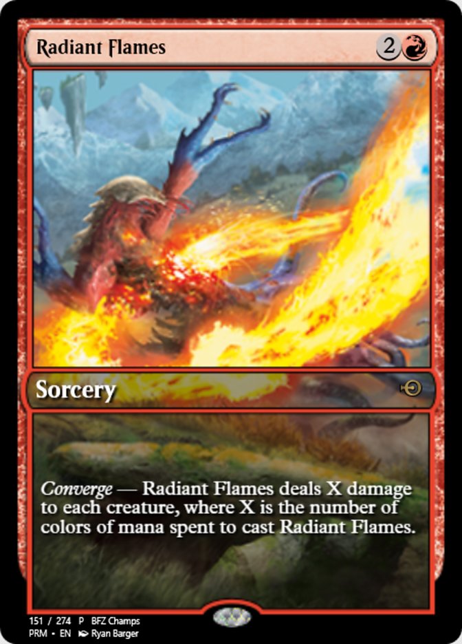 Radiant Flames (Magic Online Promos #58277)
