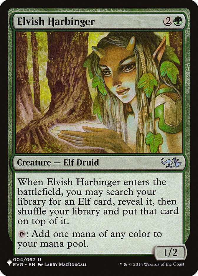 Elvish Harbinger (The List #EVG-4)