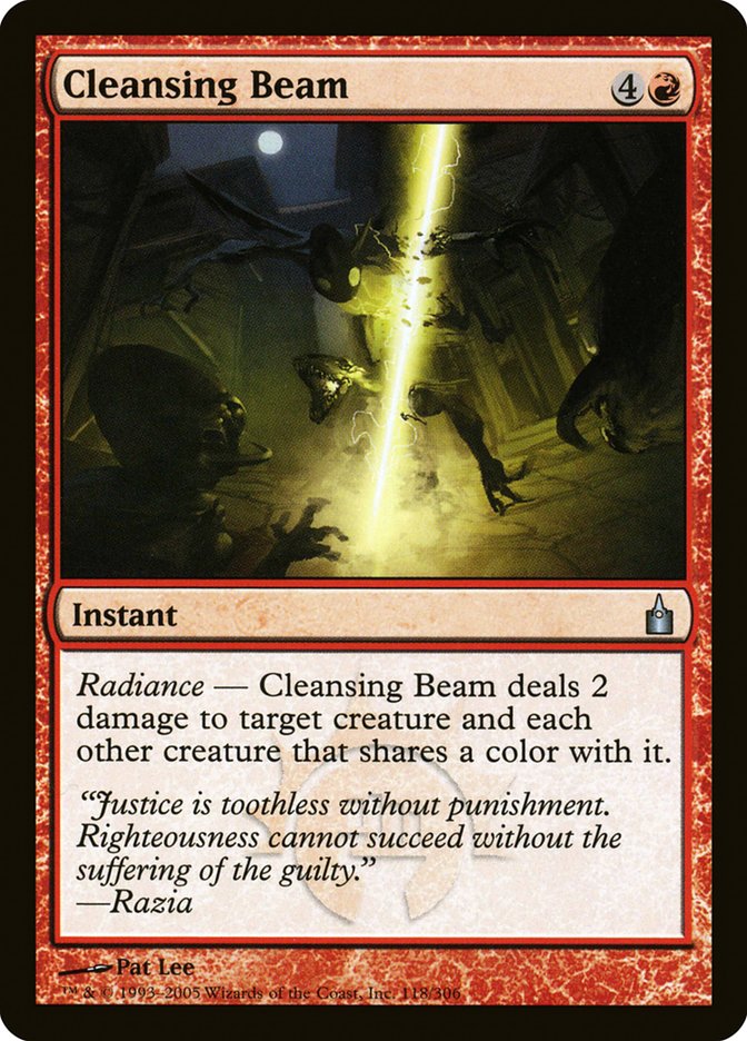Cleansing Beam (Ravnica: City of Guilds #118)