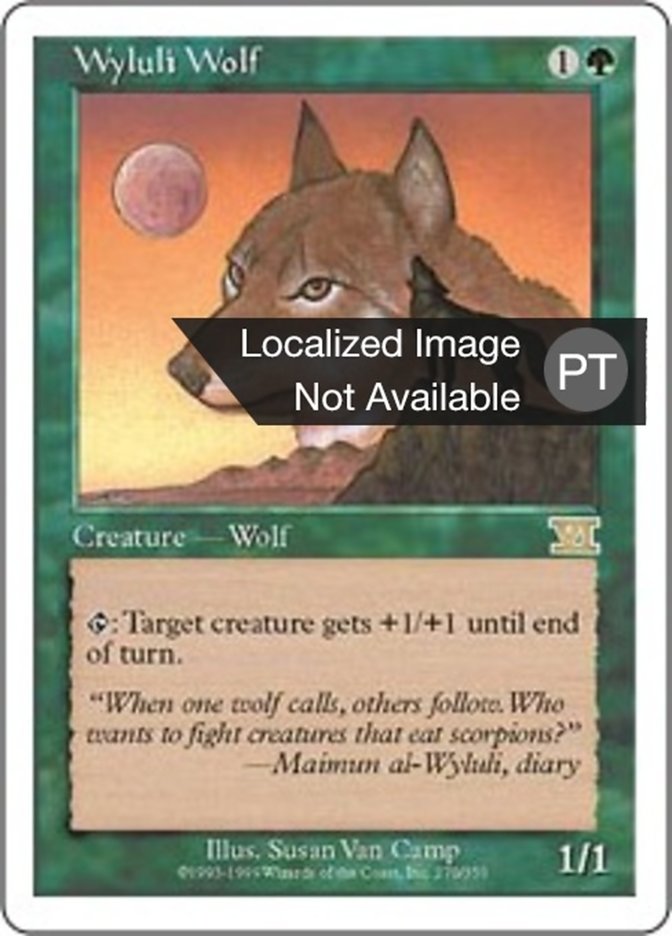Wyluli Wolf (Classic Sixth Edition #270)